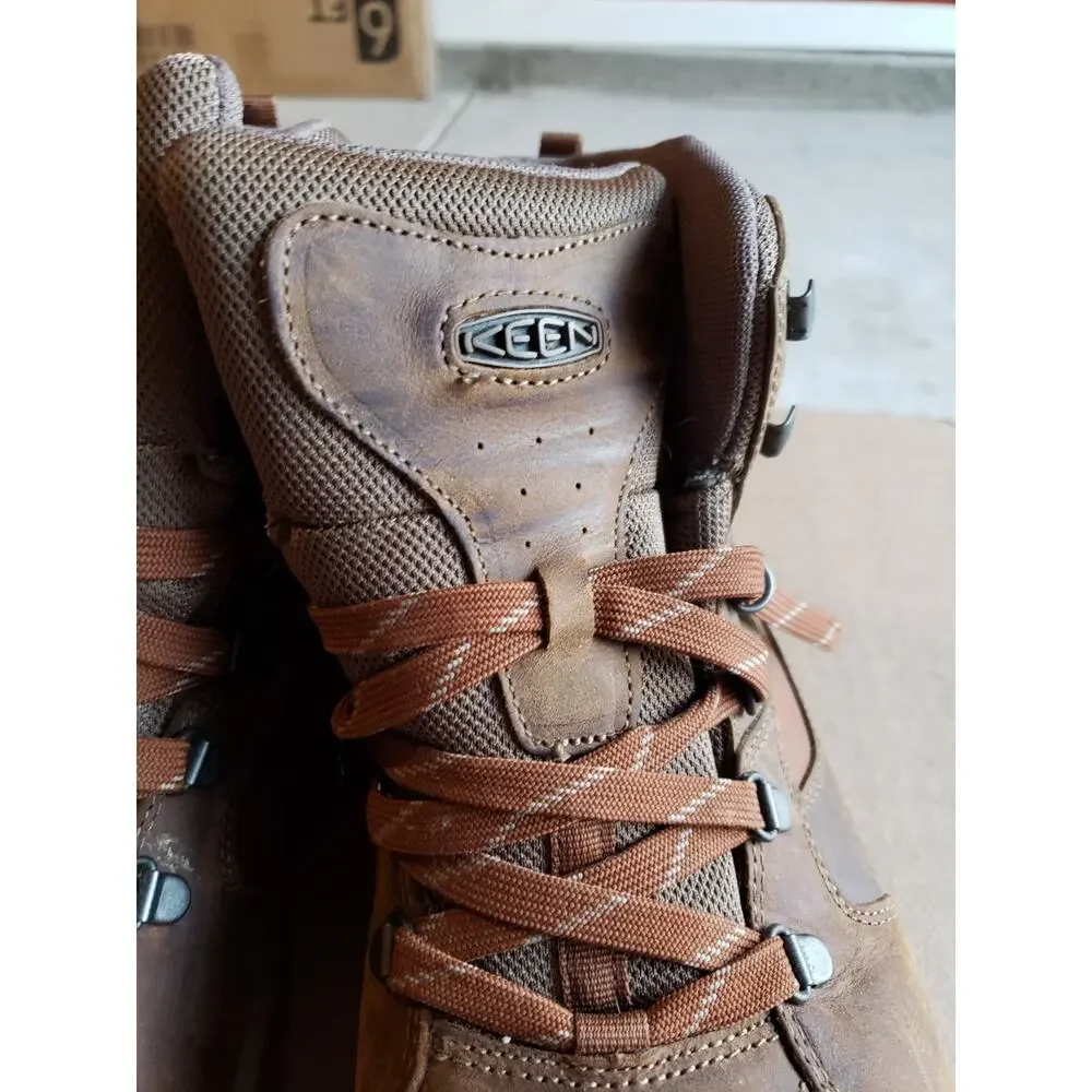 Keen Innate Leather Mid Waterproof Boots Size 15 Mens Brown Hiking Trail 1021626